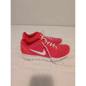 Nike Free TR Fit  Women's Running Shoes  Pink and White